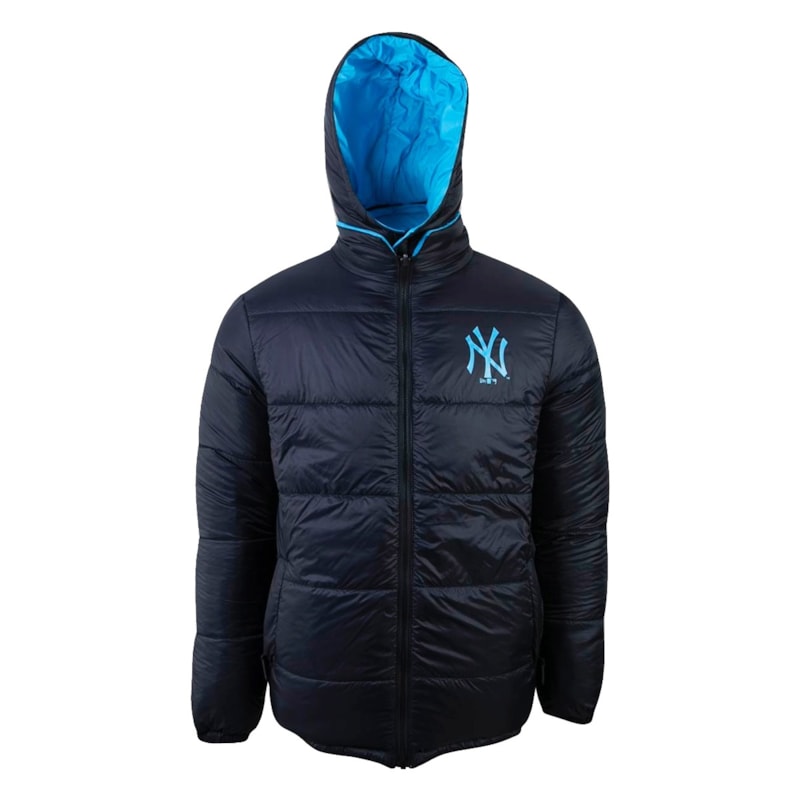 Jaqueta New Era NY Yankees Azul e Branca Back Wash - Main Image