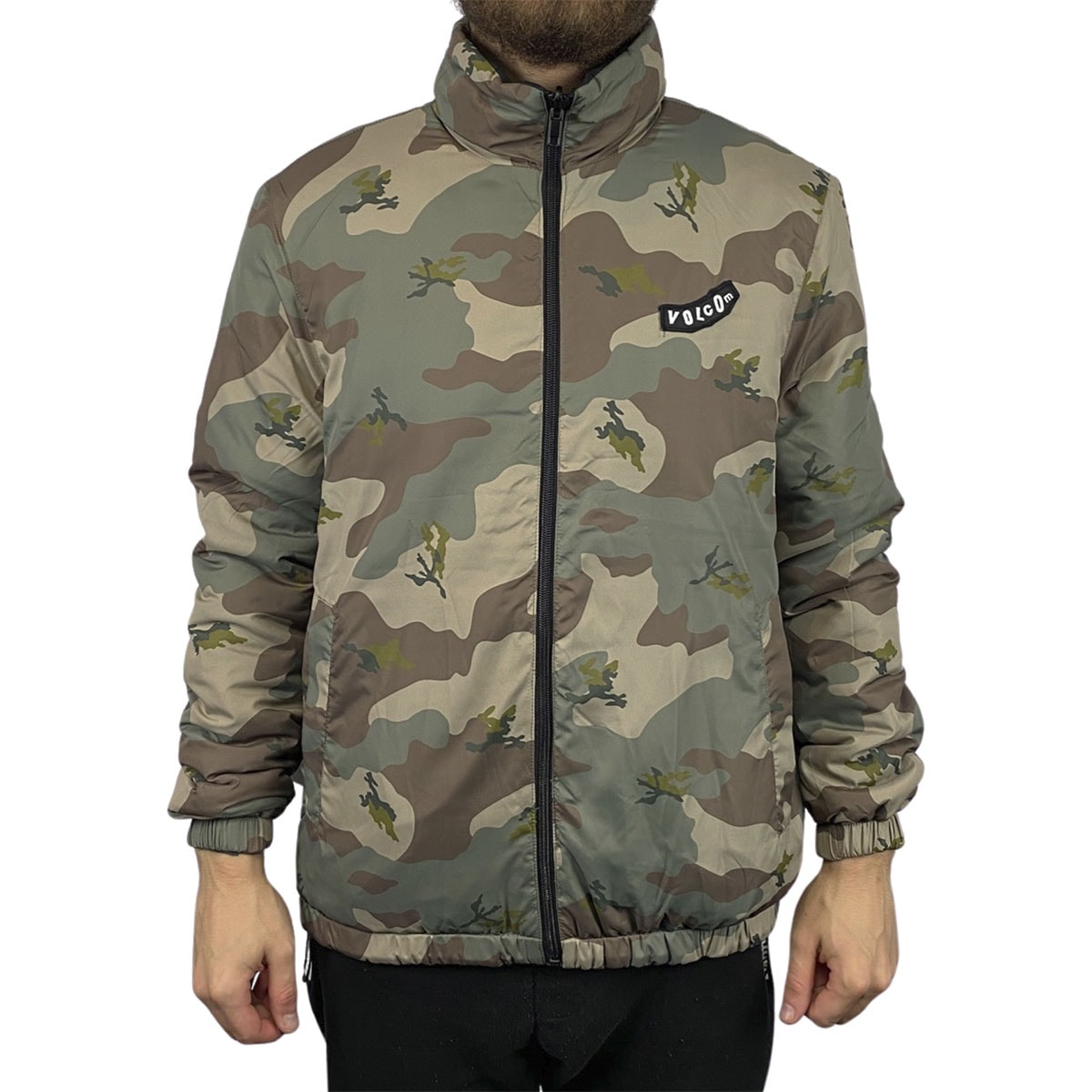 Jaqueta Volcom Dupla Face Doswalltz Preta os melhores preços