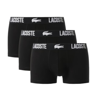 Kit Cuecas Lacoste Stretch Noir