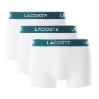 Kit Cuecas Lacoste Trunk Stretch Branco