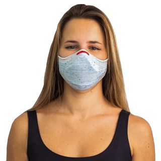 Kit Máscara de Proteção Fiber Knit AIR Azul Lago