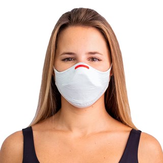 Kit Máscara de Proteção Fiber Knit AIR Branca