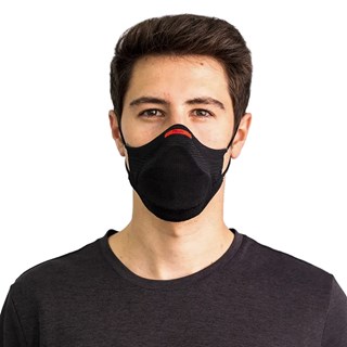 Kit Máscara de Proteção Fiber Knit AIR Preta