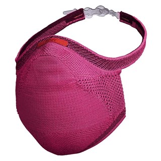 Kit Máscara De Proteção Fiber Knit Sport Rosa Escuro