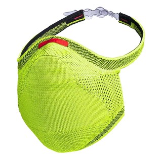 Kit Máscara De Proteção Fiber Knit Sport Verde Limão