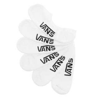 Kit Meia Vans Classic No Show White