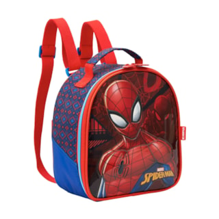 Lancheira Escolar Homem Aranha Blue Basic