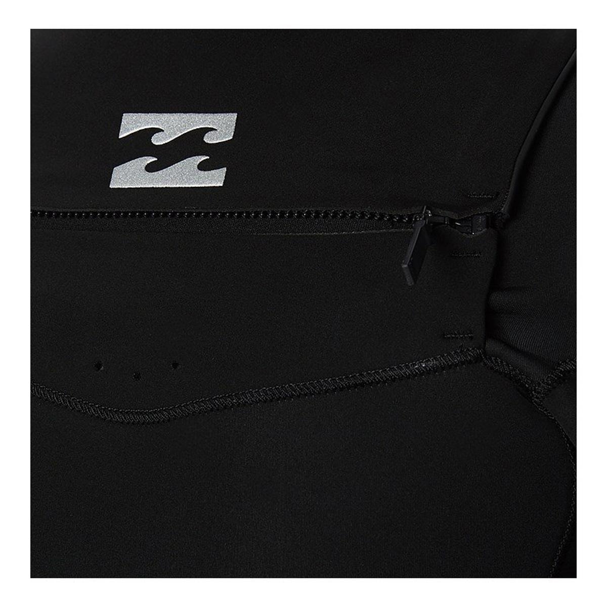Long John Billabong Absolute Comp 302 Chest Zip Black - Back Wash Long John Billabong Absolute Comp 302 Chest Zip Black - Back Wash