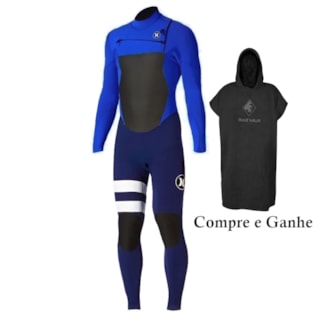 Long John Hurley Fusion 302 Fullsuit Blue Azul Long John Hurley Fusion 302 Fullsuit Blue Azul