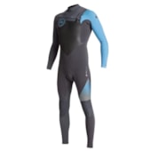 Long John Quiksilver Highline 3/2mm Com Zíper Cinza e Azul Long John Quiksilver Highline 3/2mm Com Zíper Cinza e Azul