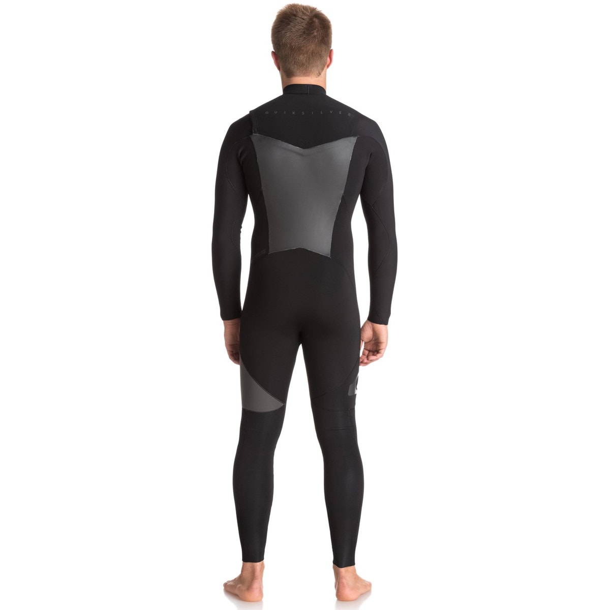 Long John Quiksilver Syncro 3 2mm Com Zíper Preto - Back Wash