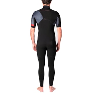 Long John Rip Curl E-Bomb Pro E6 Manga Curta 2/2 Preto