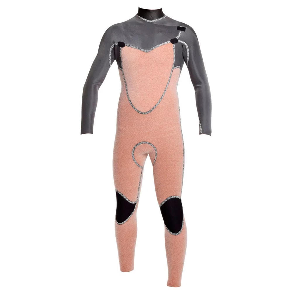 Long John Rip Curl FlashBomb 2.2mm ZipFree E-5 Preto Verde - Back Wash