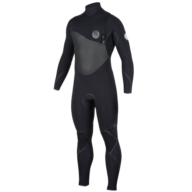 Long John Rip Curl Flashbomb Plus Preto 3.2 Zip Free