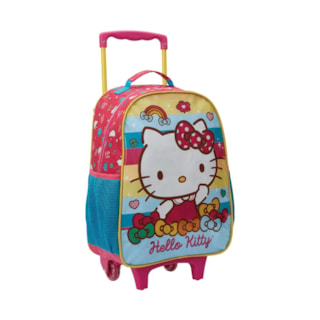 Mala com Rodas Escolar 14 Hello Kitty Rainbow