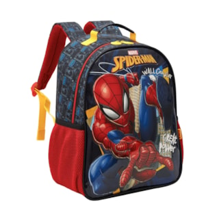 Mala Escolar 14 Homem Aranha Black Basic