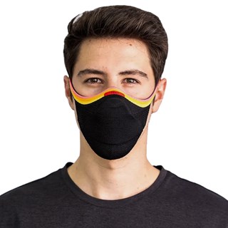 Máscara de Proteção Fiber Knit Preta Pride