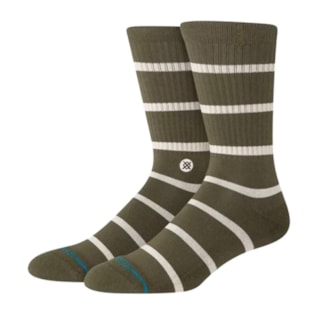 Meia Stance Heritage Crew Verde Oliva