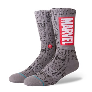 Meia Stance Marvel Icons Cinza