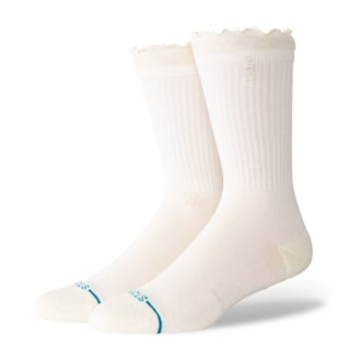 Meia Stance Ruffle Crew Canvas