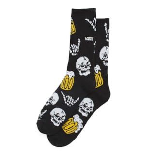 Meia Vans Chillin Crew Black