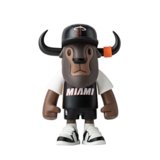 Mini FFALO New Era Miami Heat NBA - Decorativo Preto