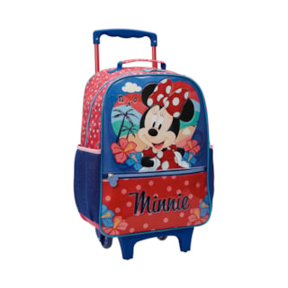 Mochila com Rodas Escolar 14 Minnie Tropical