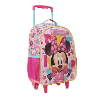 Mochila com Rodas Escolar 16 Minnie Pink