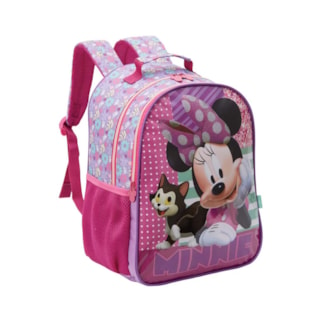 Mochila Escolar 14 Minnie e Fígaro