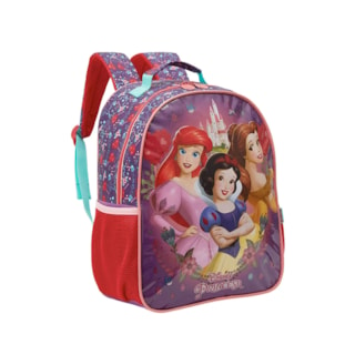 Mochila Escolar 14 Princesa Disney Castelo