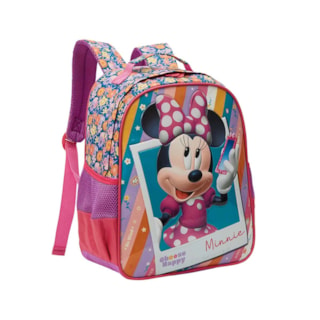 Mochila Escolar 16 Minnie Celular