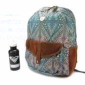 Mochila Feminina Roxy Carribean Azul Estampada Mochila Feminina Roxy Carribean Azul Estampada