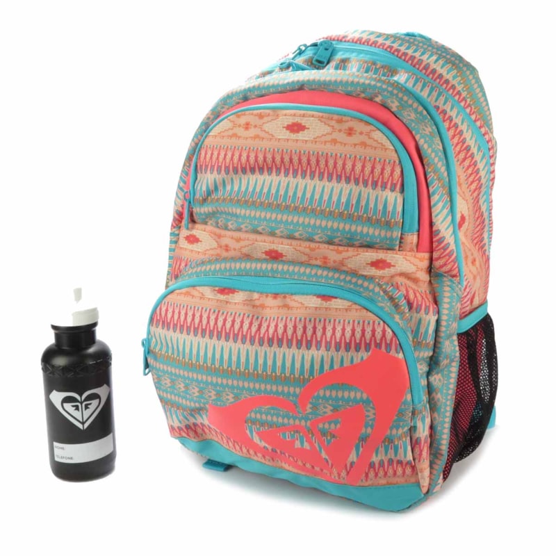 Mochila Feminina Roxy Shadow Dream Azul Rosa