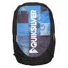 Mochila Quiksilver Locker Checks Hawaiian Ocean Preto/Azul