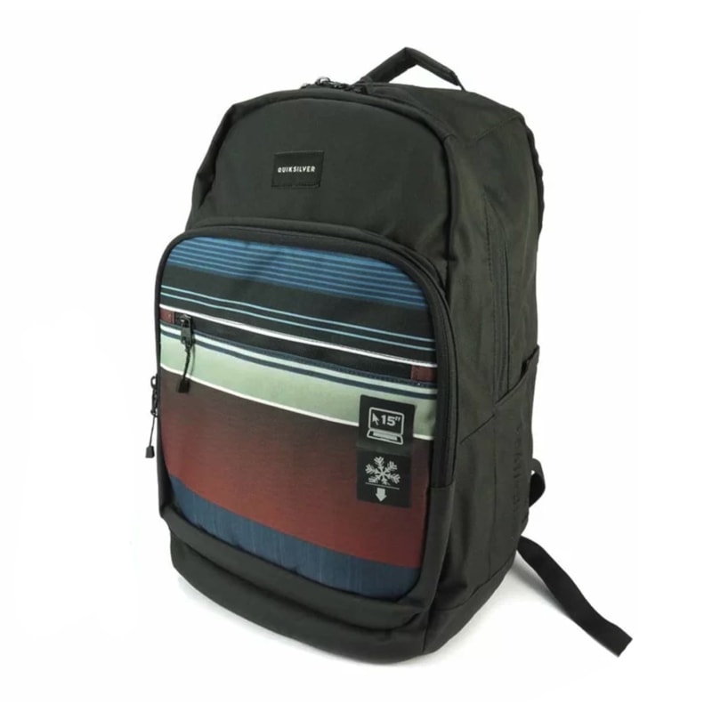 Mochila Quiksilver Schoolie Special Denin Preta