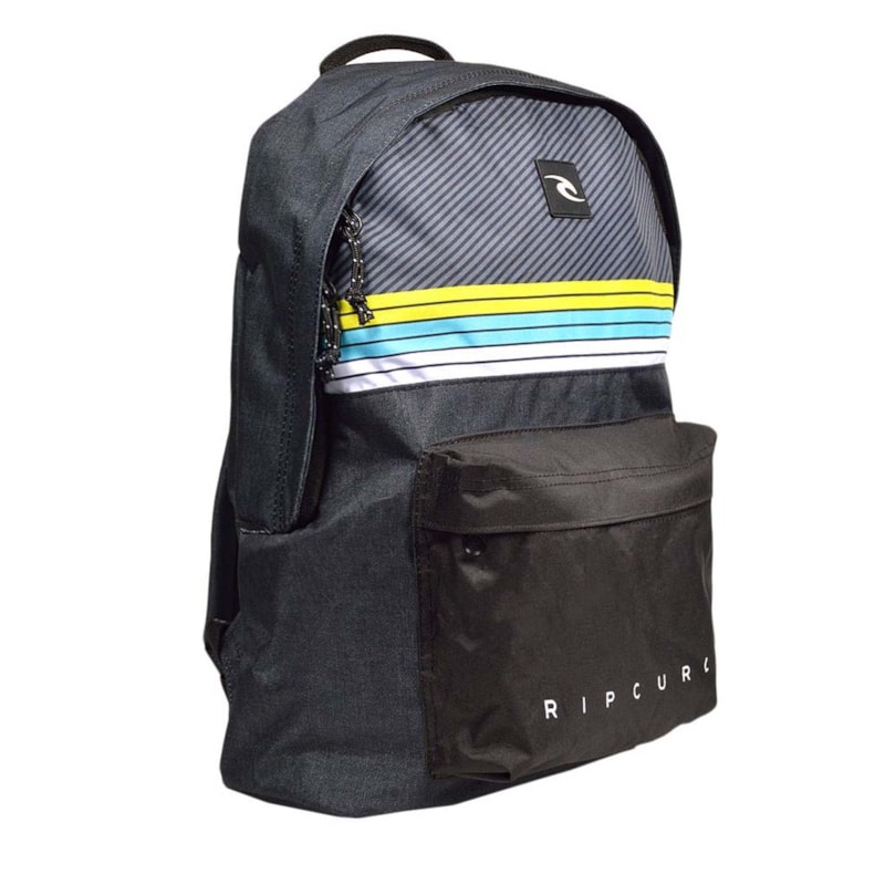 Mochila Rip Curl Dome Gabriel Medina Preto e Cinza