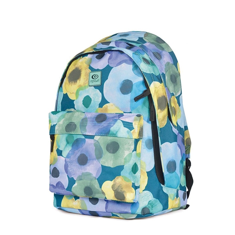 Mochila Rip Curl Double Dome Flower Mix Petrol Blue