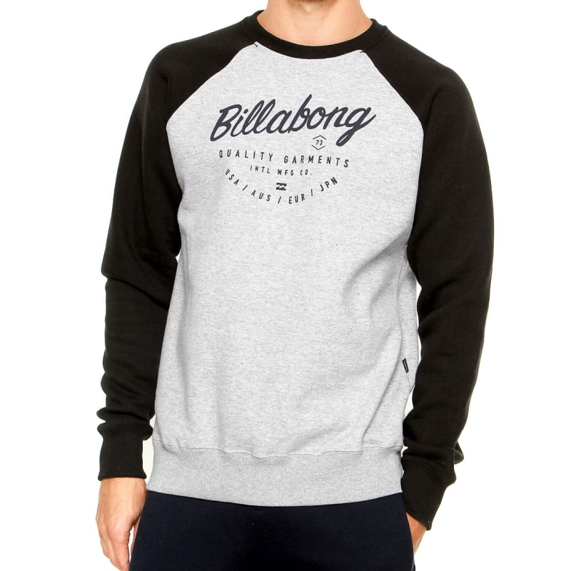 Moletom Billabong Halfway Cinza