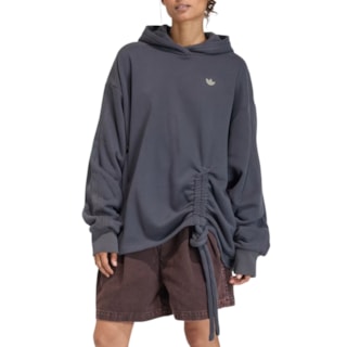 Moletom Canguru Adidas Oversized Utility Black