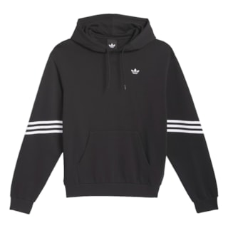 Moletom Canguru Adidas Skateboarding Classics Black White