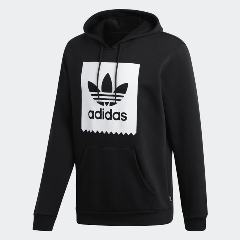 Moletom Canguru Adidas Trefoil Preto