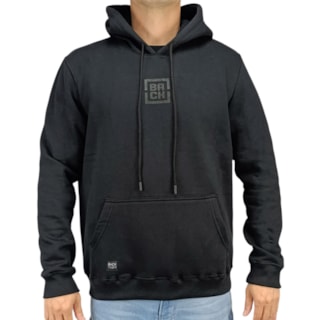 Moletom Canguru Back Wash BW002 Preto