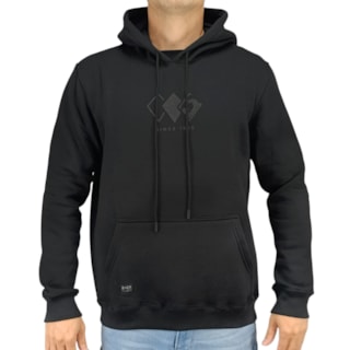 Moletom Canguru Back Wash BW003 Preto