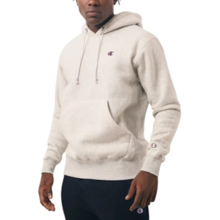 Moletom Canguru Champion Hoodie Reverse Weave Heather Grey