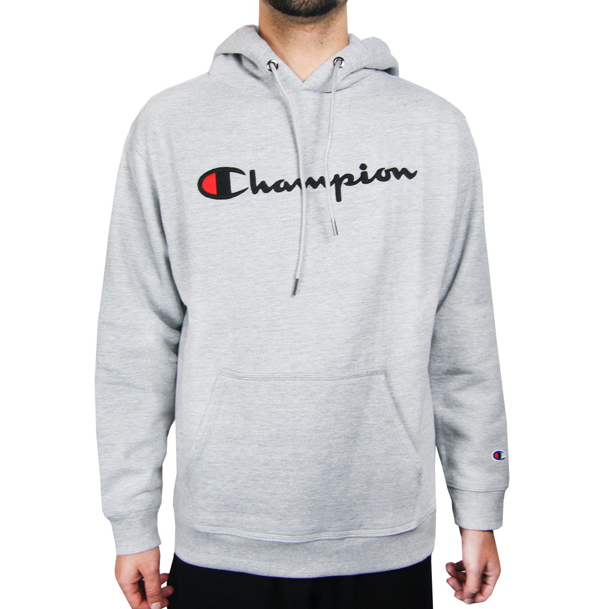 champion powerblend graphic moletom com capuz