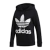 Moletom Canguru Feminino Adidas Trefoil Preto