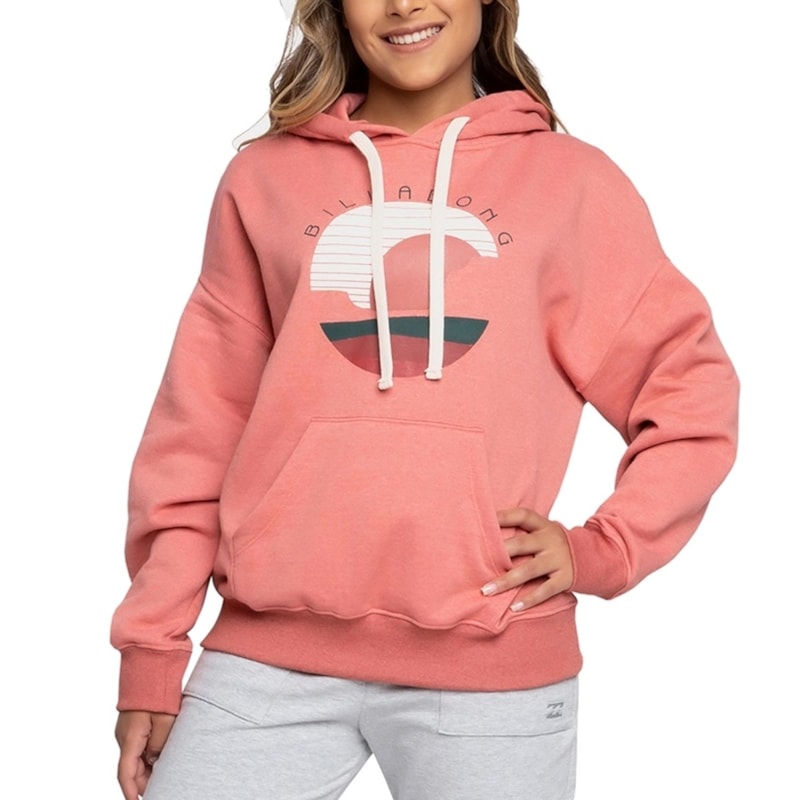 Moletom Canguru Feminino Billabong Ride Out II os melhores preços