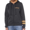 Moletom Canguru Feminino Hurley Cinza