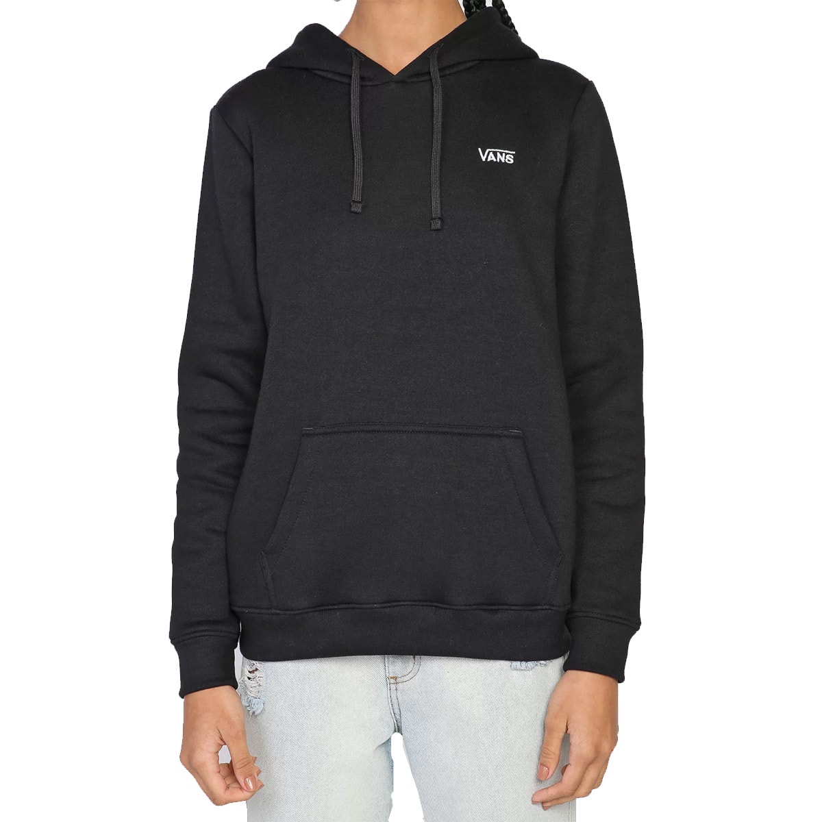 Moletom Canguru Feminino Vans Flying V Class Black os melhores