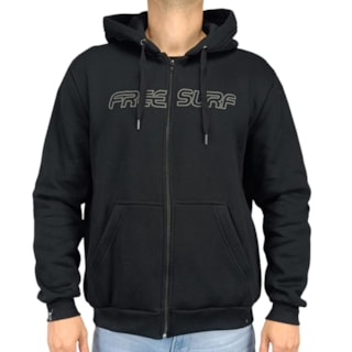 Moletom Canguru Freesurf 111003232 Preto